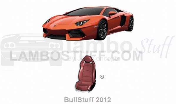 2017 Lamborghini AVENTADOR S USA SEATS IN CAB (061.09.00)